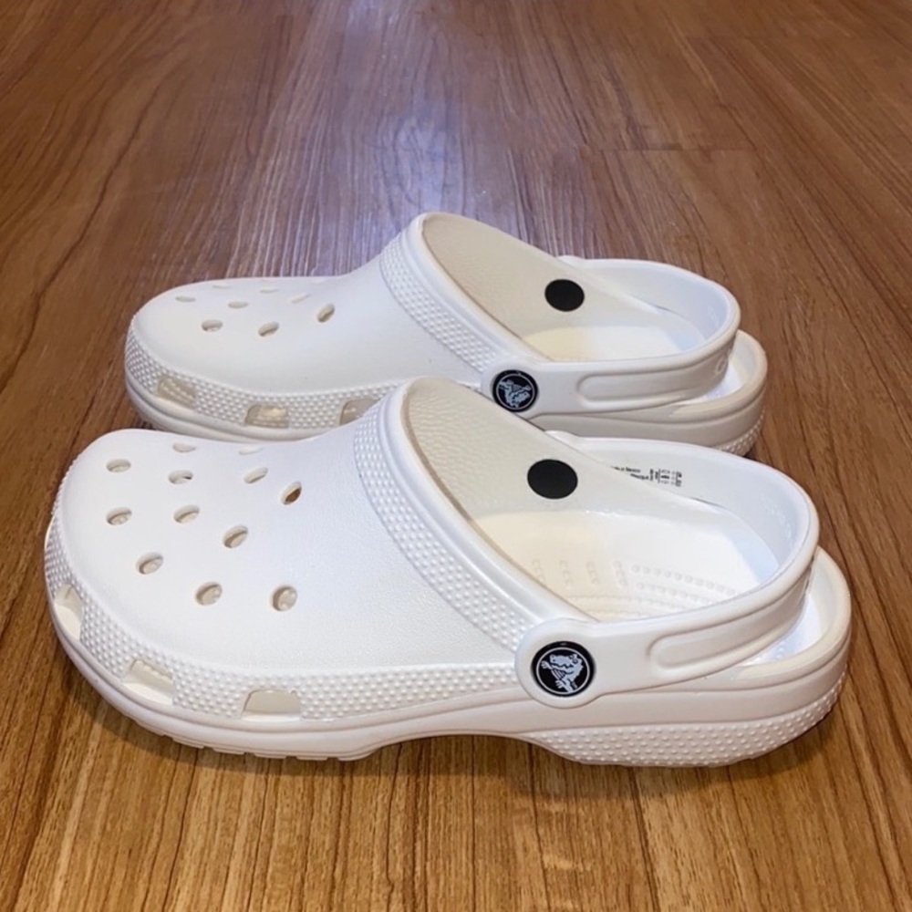 White Crocs